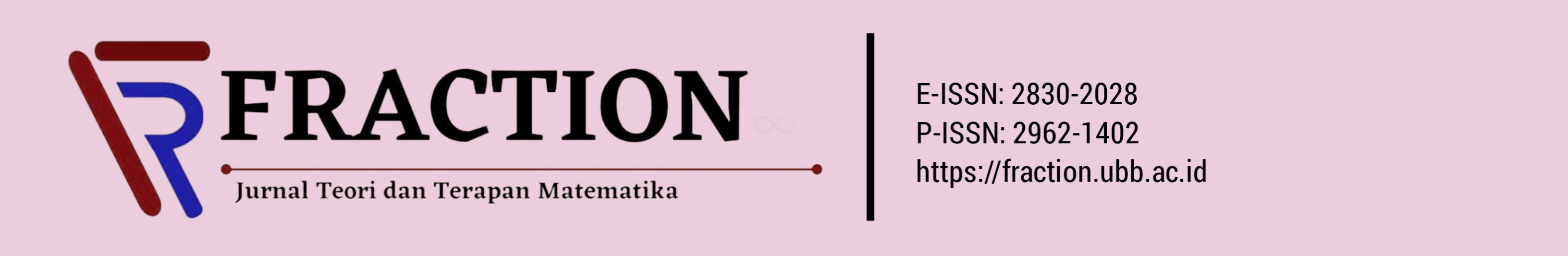 Fraction: Jurnal Teori dan Terapan Matematika